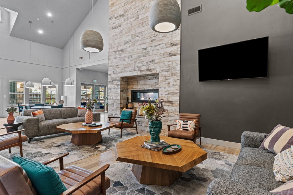 Prelude at Paramount Apartments Clubhouse Seating