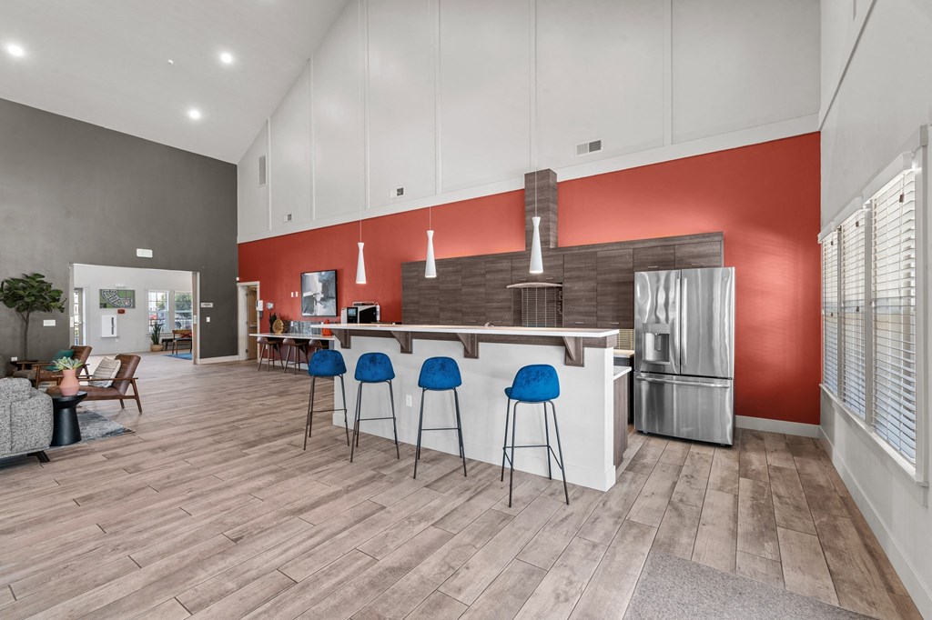 Prelude at Paramount Apartments Clubhouse Kitchen