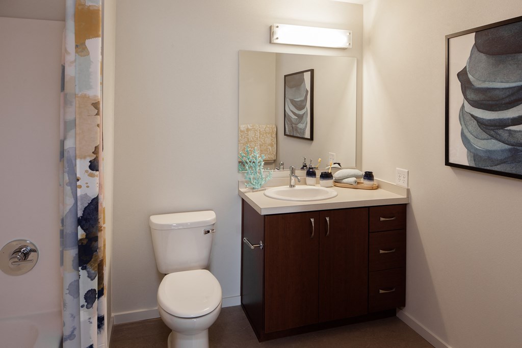 Grant park village shot of bathroom sink