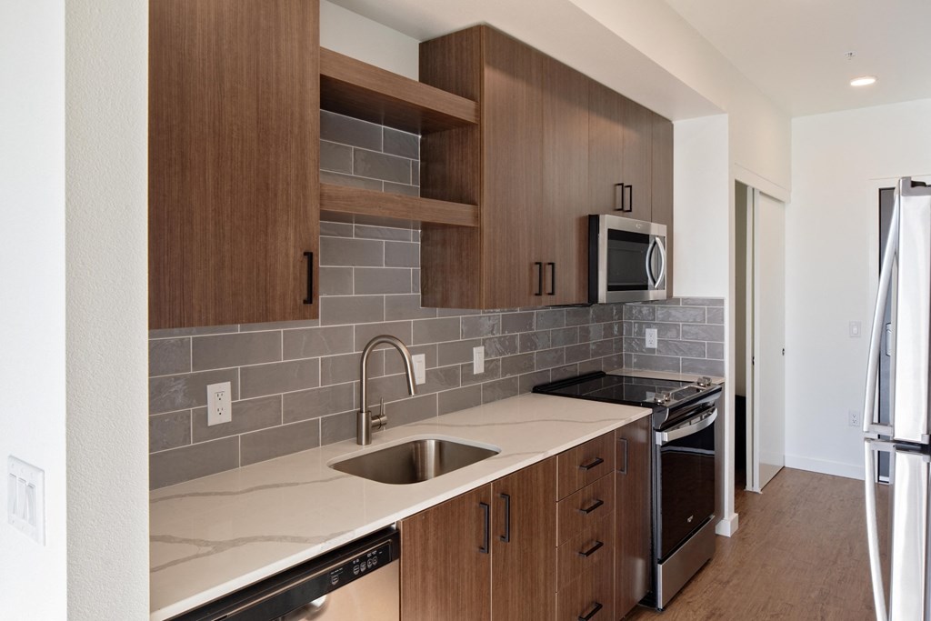 The Gabe Apartments in Portland, Oregon Kitchen