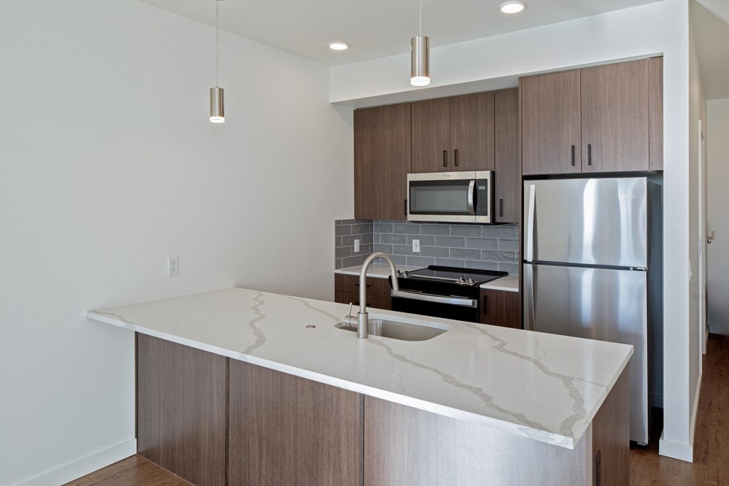 The Gabe Apartments in Portland, Oregon Kitchen