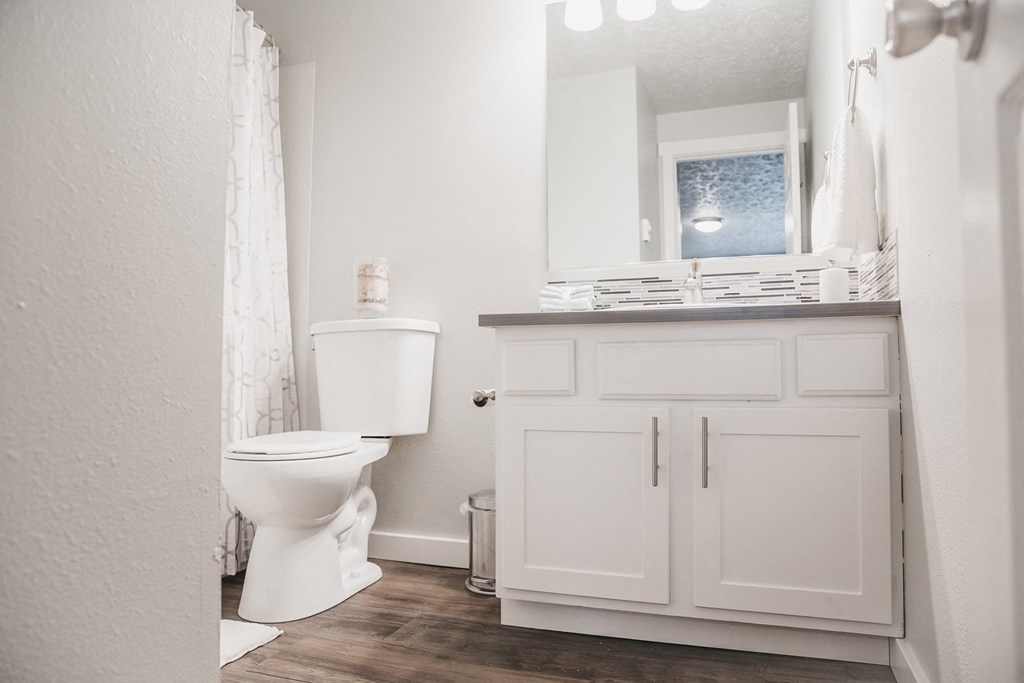 GoGo Heights Apartments Model Bathroom