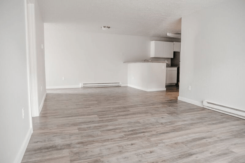 GoGo Heights Apartments Vacant Living Room