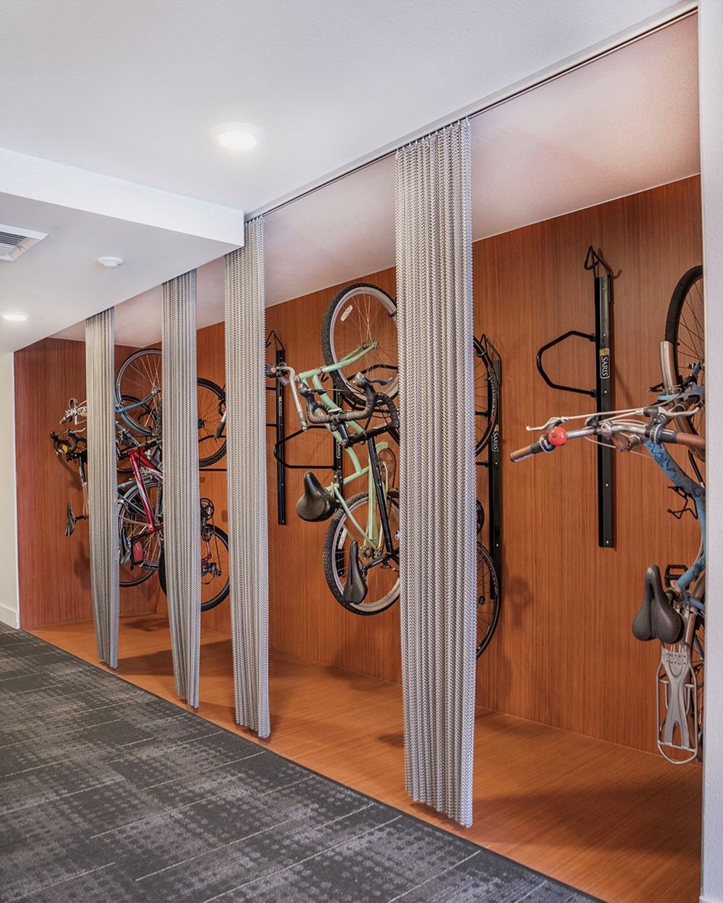 Goat Blocks in Portland, Oregon Bike Storage