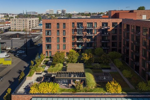 Goat Blocks in Portland, Oregon Exterior and Courtyard