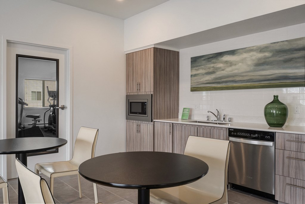 Mill Creek Apartments Clubhouse Kitchen