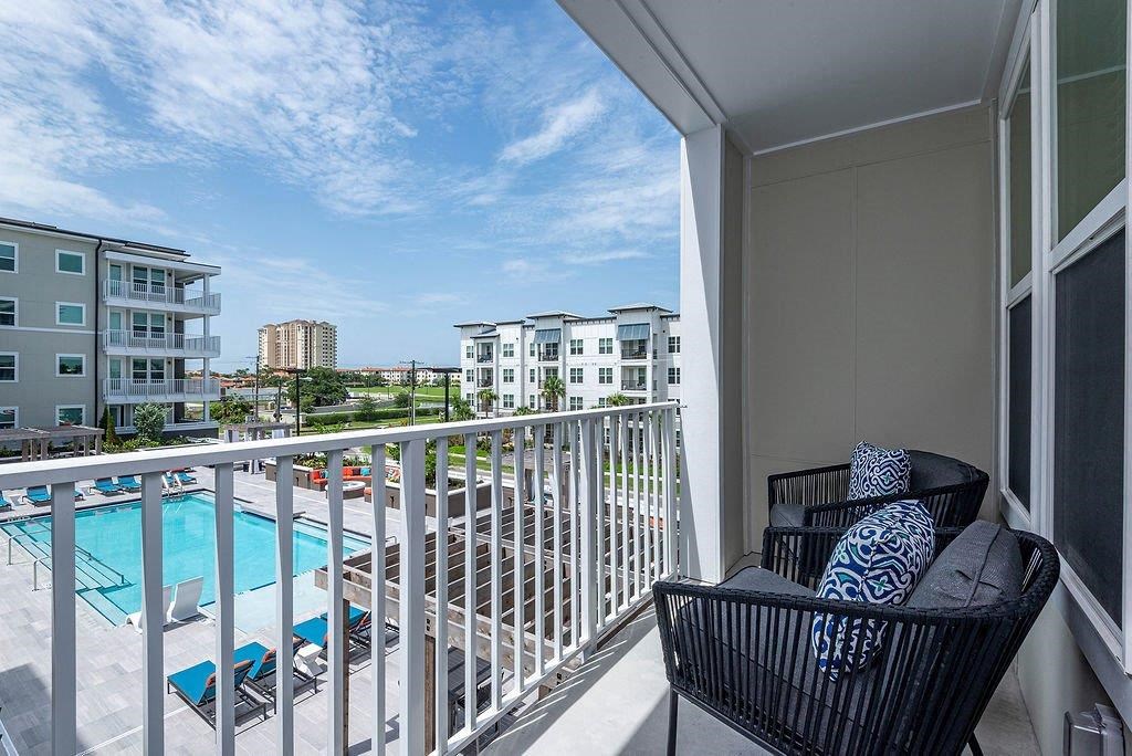 a balcony or terrace at caribe resort 1213b condo