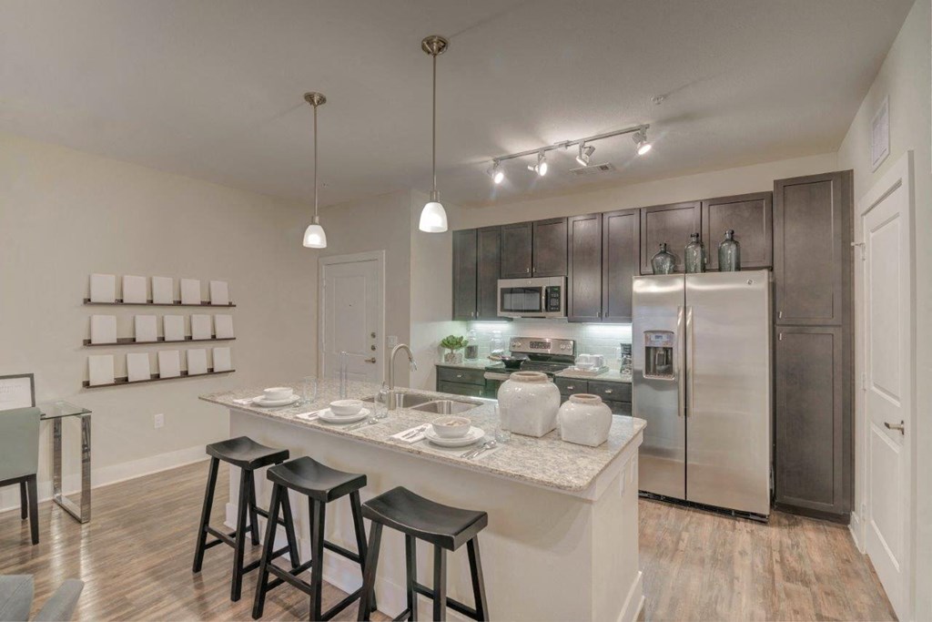 Harpers Retreat Model Kitchen with Island