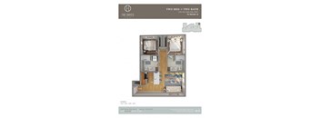 The Hayes on Stone Way Apartments Floor Plan Open 2X2 C1