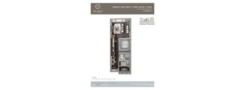 The Hayes on Stone Way Apartments Floor Plan Open + Den F