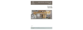 The Hayes on Stone Way Apartments Floor Plan Open + Den 8.A