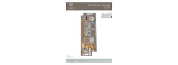 The Hayes on Stone Way Apartments Floor Plan Open 2X2 F.2