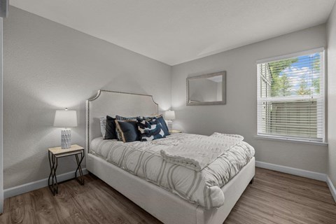 Hazel Ranch Apartments in Fair Oaks, California Model Bedroom