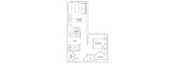 Heritage Plaza Studio E1 Floor Plan