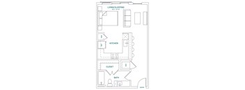 Heritage Plaza Studio E5 Floor Plan