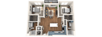 Alton Optimist Park 3D Floor Plan Highball