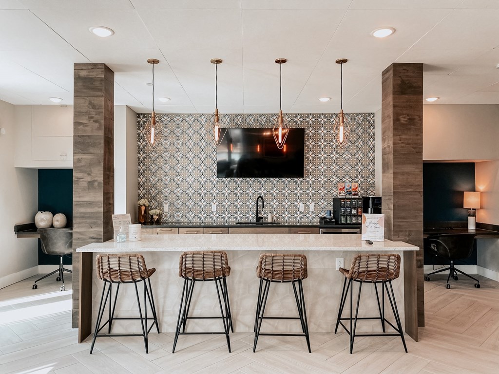 Presidio at River East Clubhouse Kitchen