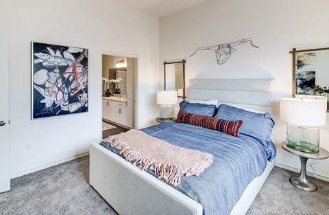 Bedroom at The Dylan Apartments, Fort Worth, TX