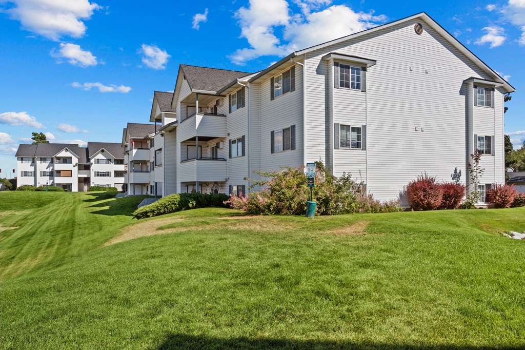 Farr Court Building Exterior and Green Grass