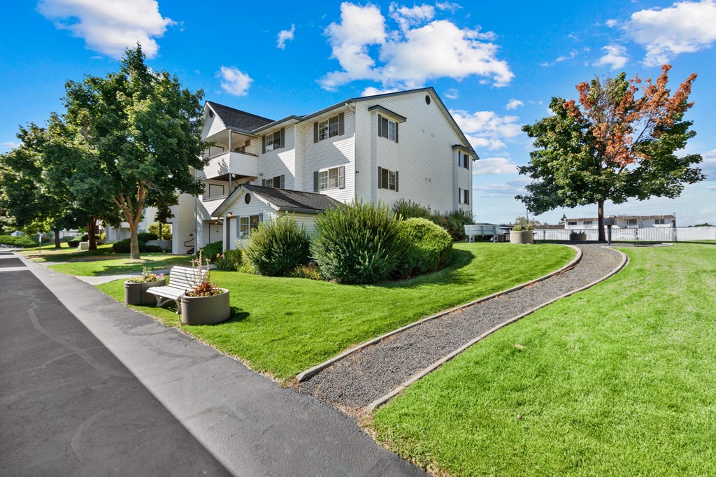 Farr Court Green Grass and Trail