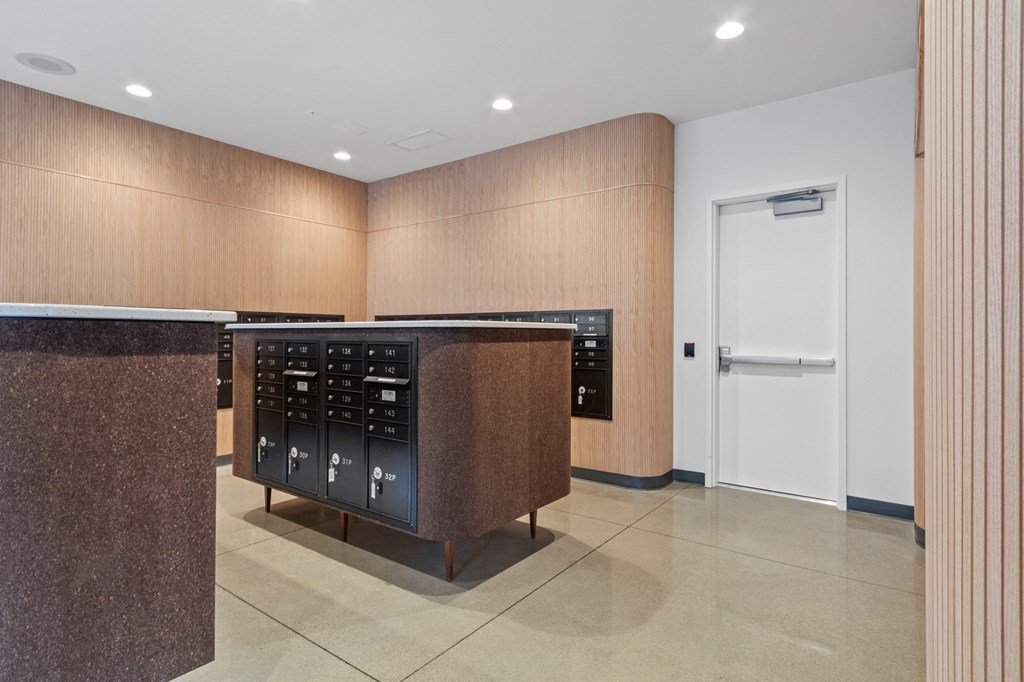 The Warren Apartments Mail Room