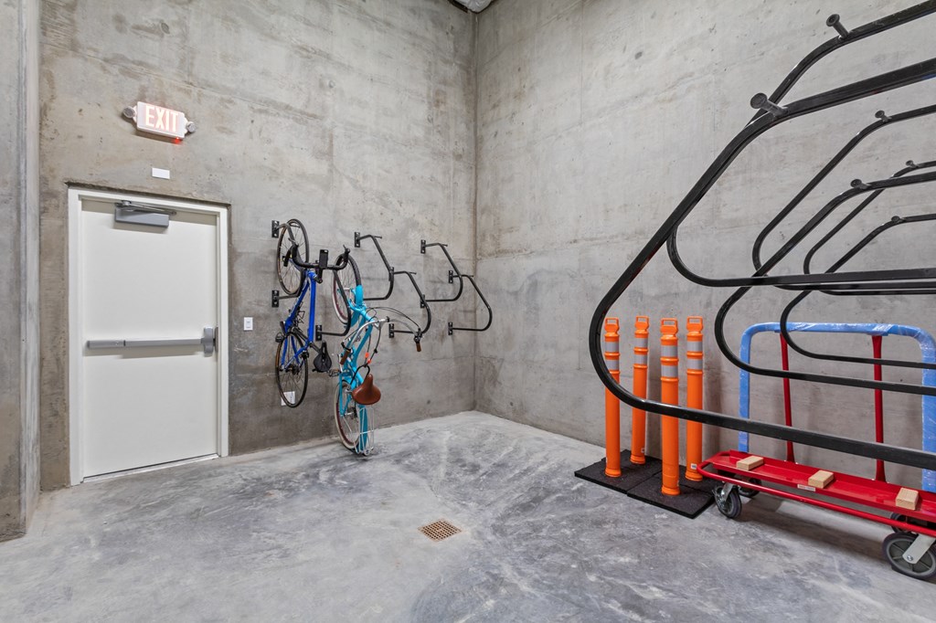 The Warren Apartments Bike Storage Room