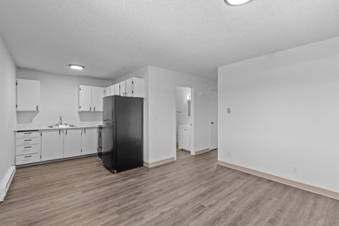 Creekside Apartments Kitchen and Living Room