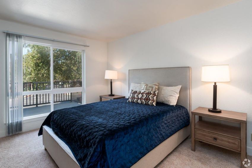 The Crest at Pleasant Hill Apartments Model Bedroom The Crest at Pleasant Hill Apartments Model Bedroom