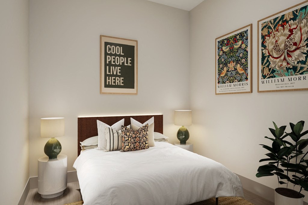 Ironside Apartments in Spokane, Washington Model Bedroom