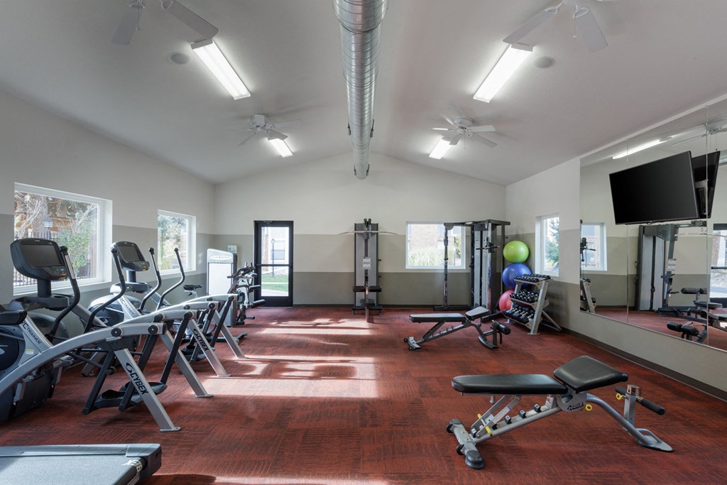 Ironwood at the Ranch Apartments Gym with equipment