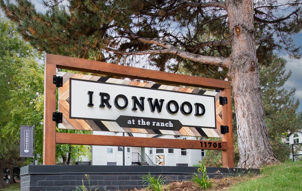 Ironwood at the Ranch Apartments Signage