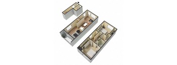 The Douglas Apartments Jefferson No Garage Floor Plan