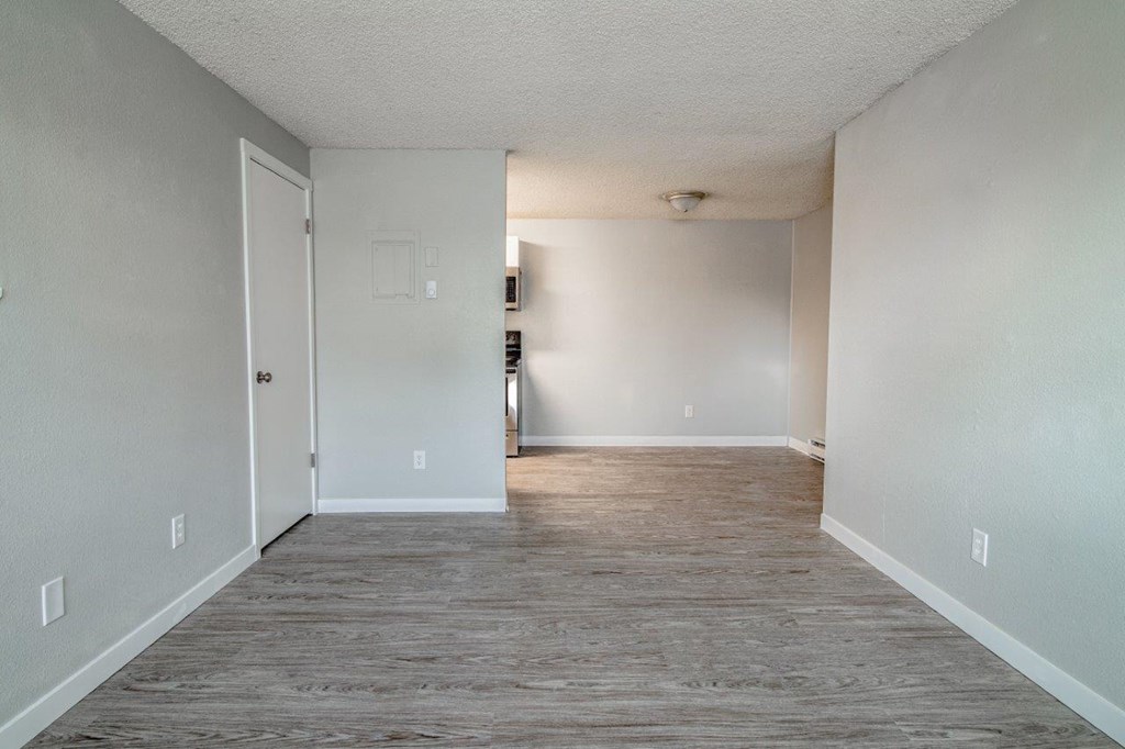 Jefferson West Apartments in Boise, Idaho Living Room and Dining Area