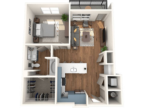Alton Optimist Park 3D Floor Plan Jones