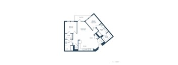 Jovie Lakeway Apartments in Lakeway, Texas Two Bedroom Floor Plan