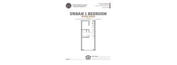 Junction Flats and Landing One Bedroom E Flats Floor Plan