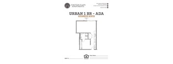 Junction Flats and Landing One Bedroom R Flats Floor Plan