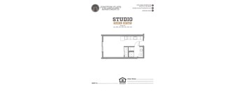 Junction Flats and Landing Studio A Flats Floor Plan