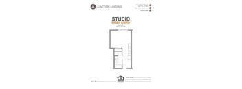 Junction Flats and Landing Studio E Landing Floor Plan