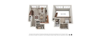 Koi Apartments in Ballard, Washington 1x1.5 Live/Work G Floor Plan