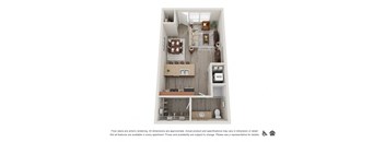 Koi Apartments in Ballard, Washington Studio G Floor Plan