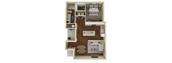 LeVante at Valley Vista Apartments L1 3D Floor Plan