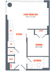 Legacy West End Apartments A15 Floor Plan