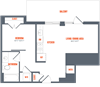 Legacy West End Apartments A18 Floor Plan