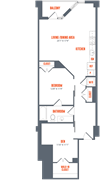 Legacy West End Apartments A5D Floor Plan