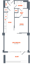 Legacy West End Apartments A9 Floor Plan