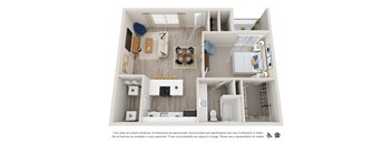 La Costa Villas in Dallas, Texas A3 Floor Plan
