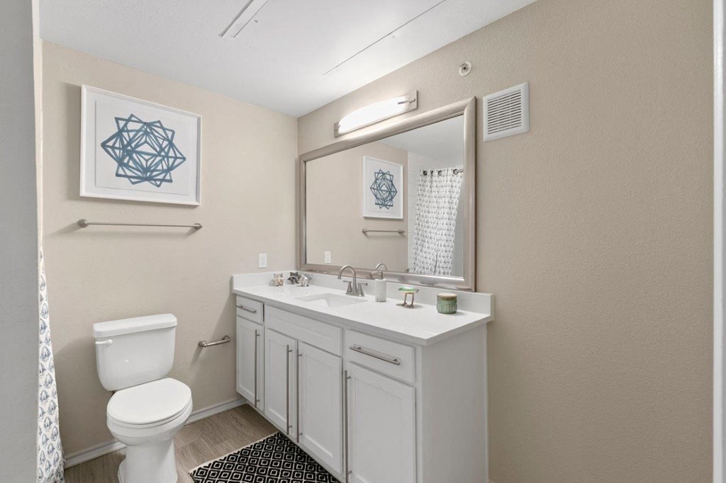 La Costa Villas in Dallas, Texas Model Bathroom