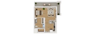 Lenox Burnet Apartments in Austin, Texas A3 LW Floor Plan
