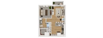 Lenox Burnet Apartments in Austin, Texas A3 Floor Plan